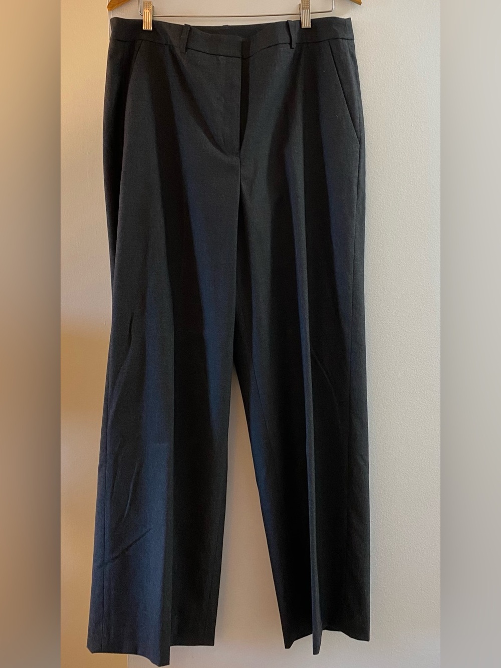 Kenneth Cole Flannel Wide-leg Pant
